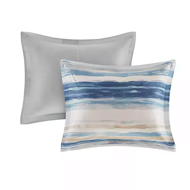 Kirklands Home Comforters|Blue Watercolor 8-pc. King Comforter Set
