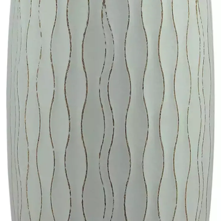 Sale Wave Wood Vase, 16 in. Vases