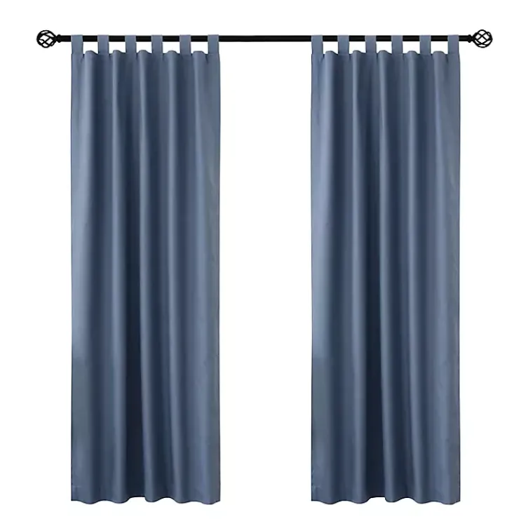 Kirklands Home Curtains & Drapes|Weathermate Blackout Curtain Panel, 95 in. Blue
