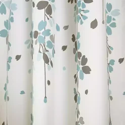 Kirklands Home Curtains & Drapes|Blue Weeping Flower Curtain Panel Set, 95 in.