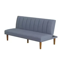 Kirklands Home Sofas & Loveseats|Woven Channel Convertible Sofa Blue