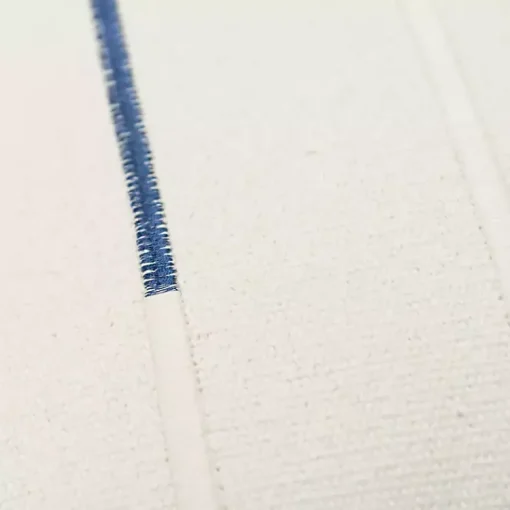 Sale Blue Woven Lines Throw Pillow Pillows