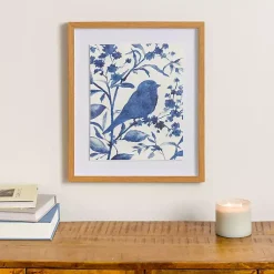 Kirklands Home Framed Art|Bluebird on Branch I Framed Art Print