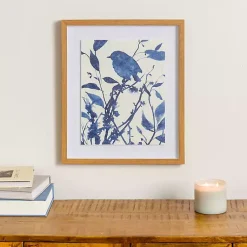Kirklands Home Framed Art|Bluebird on Branch II Framed Art Print