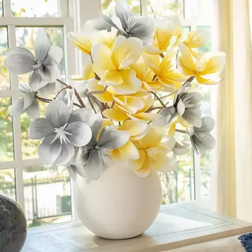 Clearance Blue-Gray Japanese Magnolia Foam Spray Stems & Bouquets