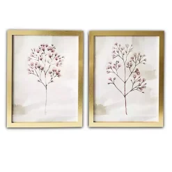 Kirklands Home Framed Art|Blush Branches Framed Art Prints, Set of 2
