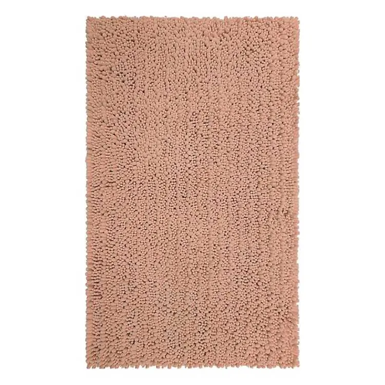 Kirklands Home Bathroom Rugs|Blush Chenille Bath Mat, 60 in. Pink