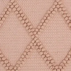 Blush Diamond Lattice Throw Pillow Pillows
