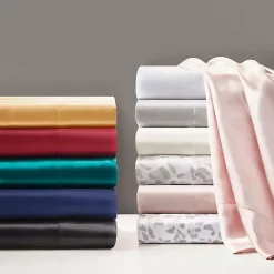 Kirklands Home Bed Sheets|Blush Satin Standard 2-pc. Pillow Case Set Pink