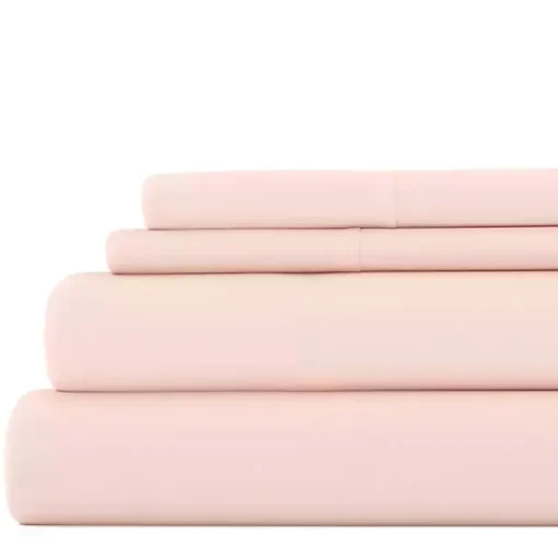 Kirklands Home Bed Sheets|Blush Ultra Soft 4-pc. Full Sheet Set Pink