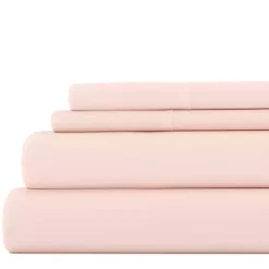 Kirklands Home Bed Sheets|Blush Ultra Soft 3-pc. Twin Sheet Set Pink