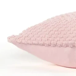 Online Blush Woven Nubby Pillow Pillows