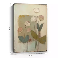 Kirklands Home Canvas Art|Blushcup Floral Encaustic Canvas Art Print Multi