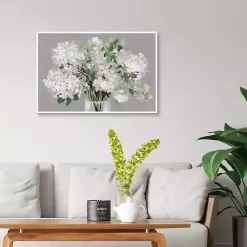 Kirklands Home Framed Art|Blushing Hydrangeas Framed Canvas Art Print