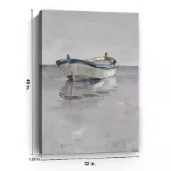 Kirklands Home Canvas Art|Boat on the Horizon Canvas Art Print Gray