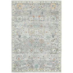Kirklands Home Area Rugs|Bohemian Hialeah Accent Rug, 2x3 Gray