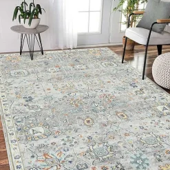 Kirklands Home Area Rugs|Bohemian Hialeah Accent Rug, 2x3 Gray