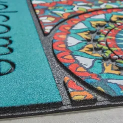 Kirklands Home Doormats|Bohemian Kingdom Welcome Doormat Multi