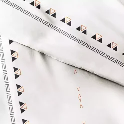 Kirklands Home Duvets|Bohemian Stripe 3-pc. King Duvet Cover Set White