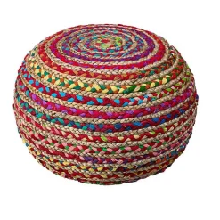 Outlet Boho Beauty Braided Pouf Poufs & Floor Cushions