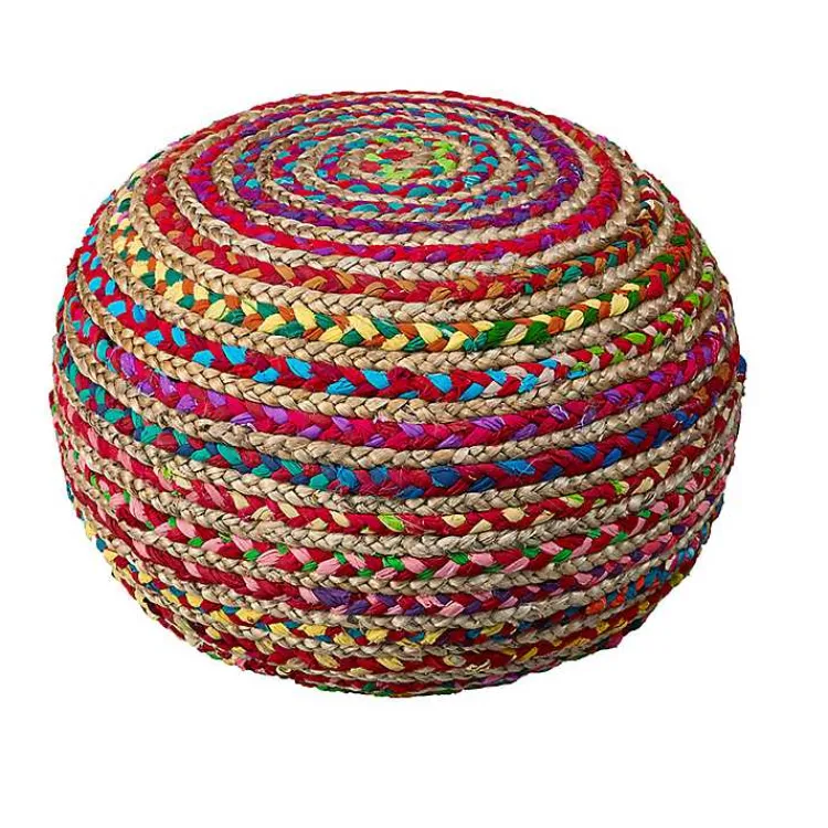 Outlet Boho Beauty Braided Pouf Poufs & Floor Cushions
