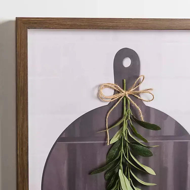 Kirklands Home Wall Quotes & Signs|Bon Appetit Cutting Board Shadowbox Wall Plaque