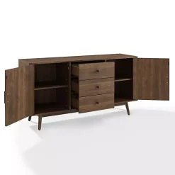 Kirklands Home Cabinets & Sideboards|Bonnie Brown Midcentury Sideboard Cabinet
