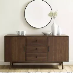 Kirklands Home Cabinets & Sideboards|Bonnie Brown Midcentury Sideboard Cabinet