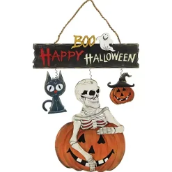 Sale Boo Happy Halloween Wall Sign Halloween