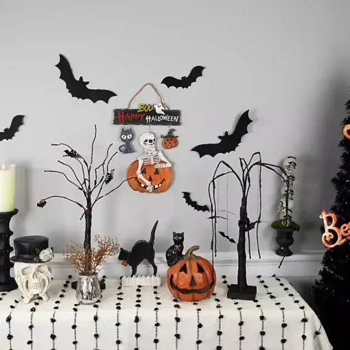 Sale Boo Happy Halloween Wall Sign Halloween
