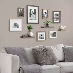 Kirklands Home Gallery Wall Frames|Bordeaux 10-pc. Gallery Wall Frame and Shelf Set