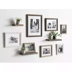 Kirklands Home Gallery Wall Frames|Bordeaux 10-pc. Gallery Wall Frame and Shelf Set