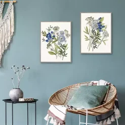 Kirklands Home Canvas Art|Botana 2-pc. Framed Canvas Art Print Set White