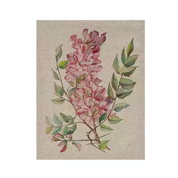 Kirklands Home Canvas Art|Botanical Linen Art Prints, Set of 3 Multi