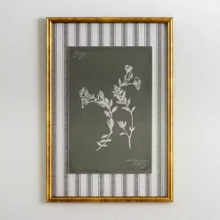 Kirklands Home Framed Art|Botanical Stripes I Framed Art Print