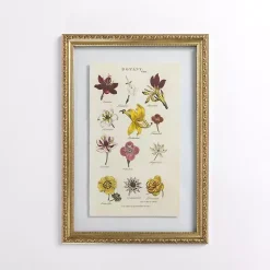Kirklands Home Framed Art|Botany Gold Framed Art Print