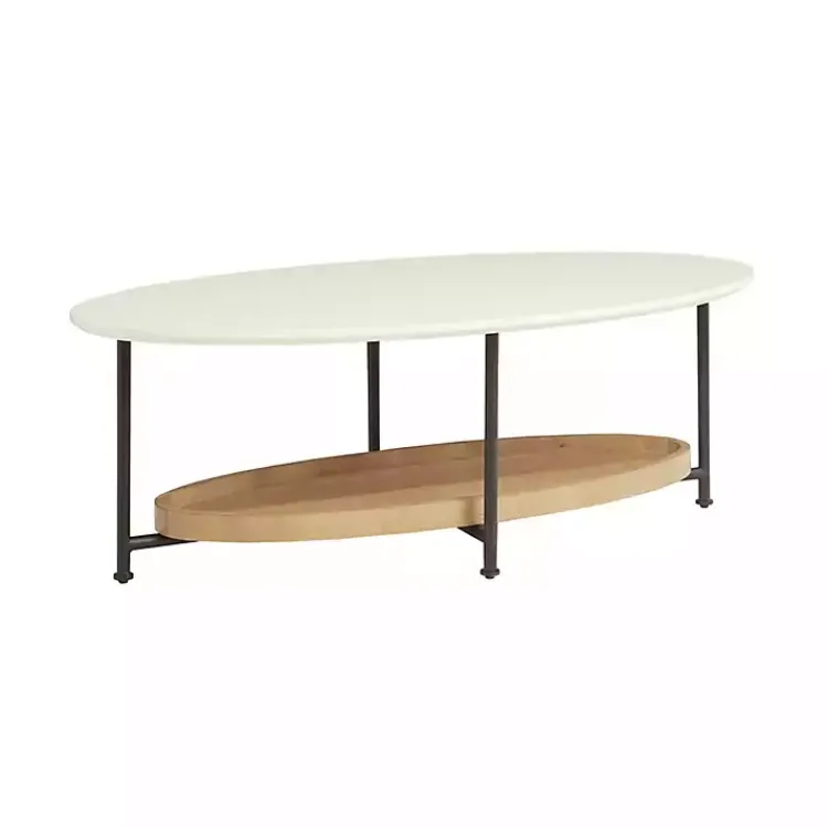 Kirklands Home Coffee Tables|Bowie Wood and Metal Coffee Table