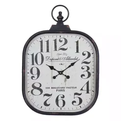 Kirklands Home Clocks|Brady Rustic Metal Wall Clock