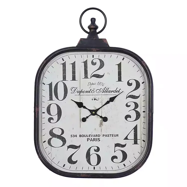 Kirklands Home Clocks|Brady Rustic Metal Wall Clock