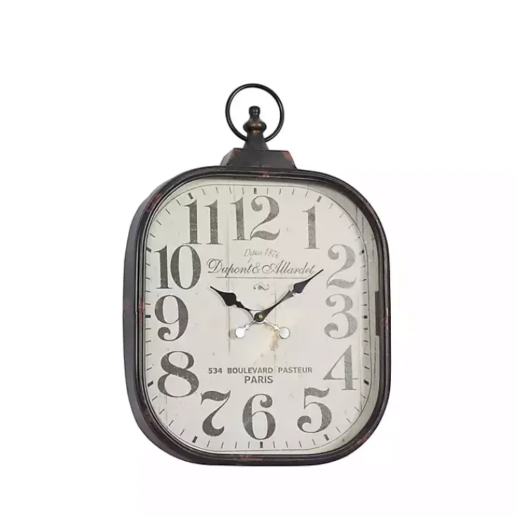 Kirklands Home Clocks|Brady Rustic Metal Wall Clock