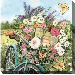 Kirklands Home Outdoor Wall Decor|Brandy's Bike Outdoor Canvas Art Multi