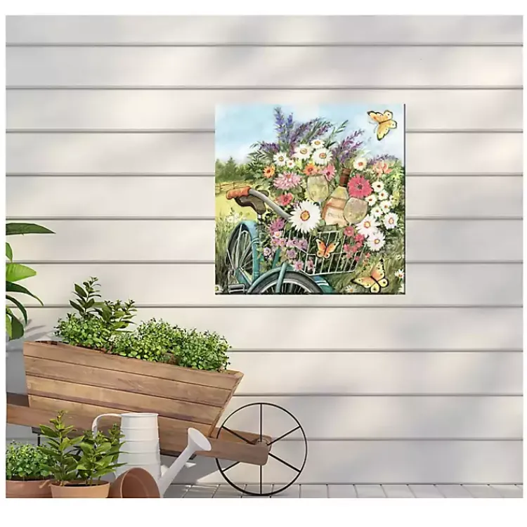 Kirklands Home Outdoor Wall Decor|Brandy's Bike Outdoor Canvas Art Multi