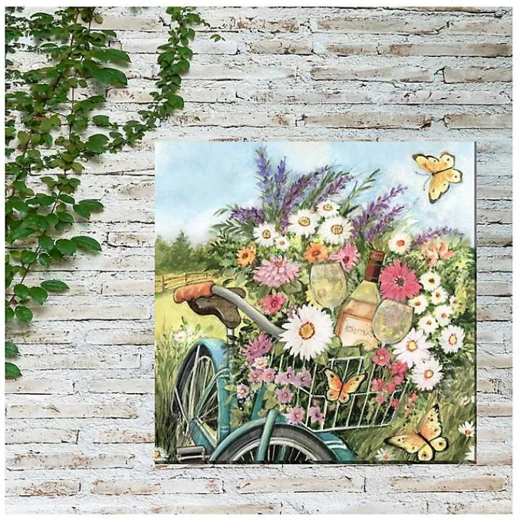 Kirklands Home Outdoor Wall Decor|Brandy's Bike Outdoor Canvas Art Multi