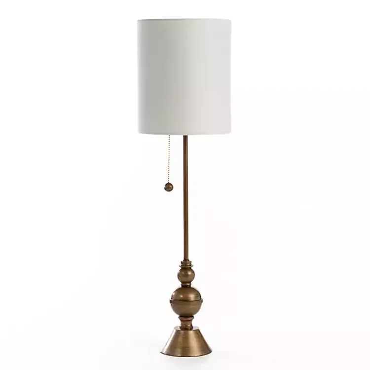 Kirklands Home Buffet Lamps|Brass Darlington Buffet Lamp Gray