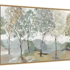 Kirklands Home Canvas Art|Breezy Landscape Trees I Framed Canvas Art Print