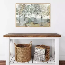Kirklands Home Canvas Art|Breezy Landscape Trees I Framed Canvas Art Print