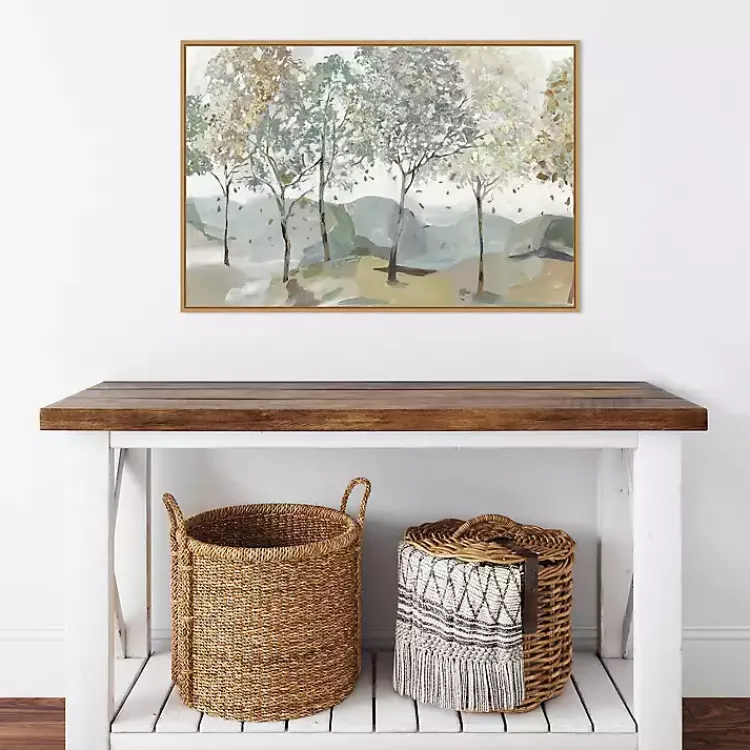 Kirklands Home Canvas Art|Breezy Landscape Trees I Framed Canvas Art Print