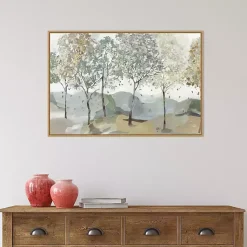 Kirklands Home Canvas Art|Breezy Landscape Trees I Framed Canvas Art Print