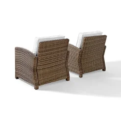 Kirklands Home Outdoor Seating|Bren 2-pc. Chair Set with Sunbrella Cushions Brown
