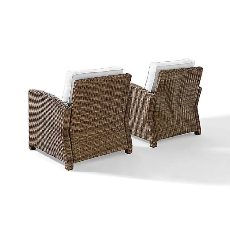 Kirklands Home Outdoor Seating|Bren 2-pc. Chair Set with Sunbrella Cushions Brown